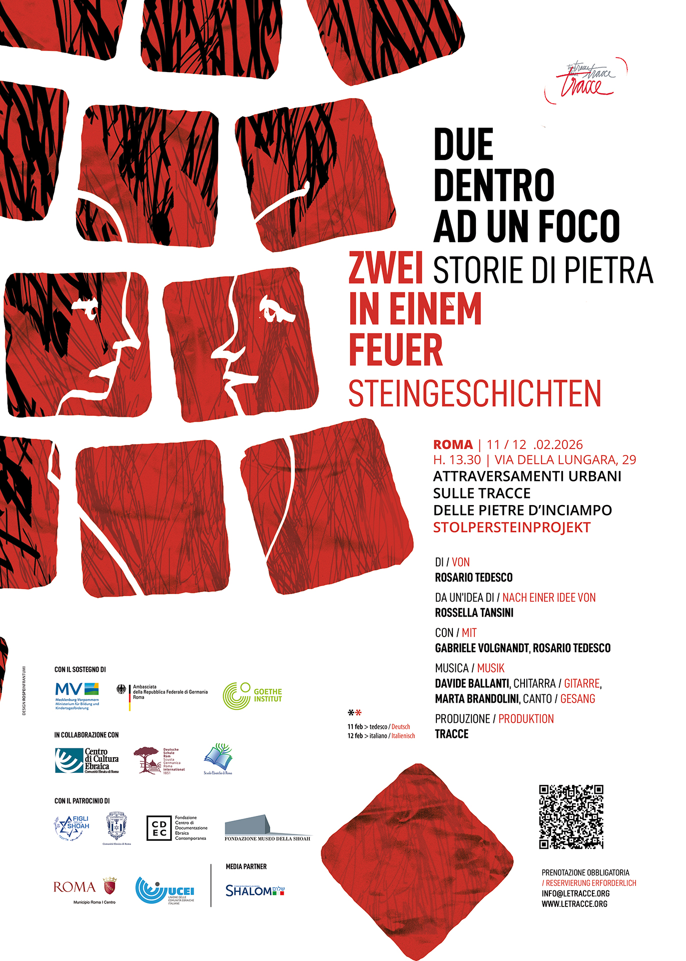 Due dentro ad un foco. Storie di pietra - Roma 2026